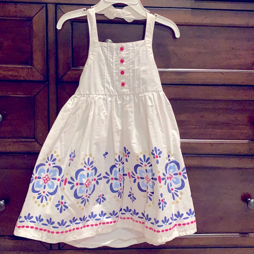 Girl’s white halter dress.  Size 3T